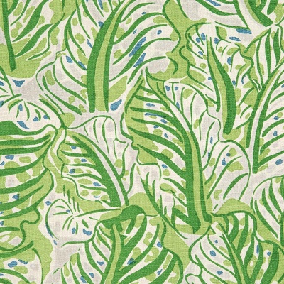 Raoul Dufy Mille Feuille Linen in Green
